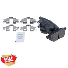 TRQ 2010 Toyota Matrix Rear Semi Metallic Brake Pad Rotor Set