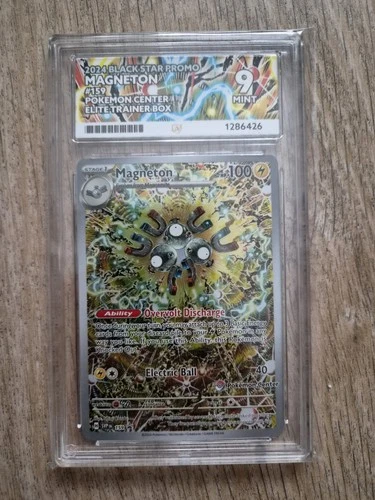 Pokémon TCG Magneton SV 159 | Pokemon Center Stamped | ACE 9 | Black Star Promo
