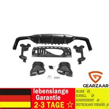 Rear Diffuser AMG Line Bumper f&uuml;r S213 Rear Exhaust Trims Black Diffuser