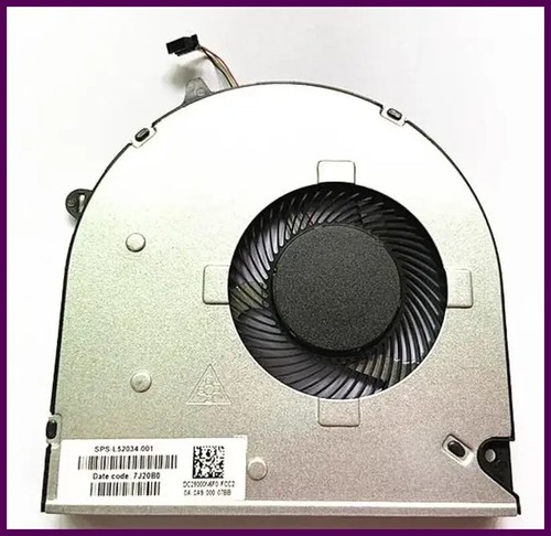 Original NEW CPU Cooling Cooler Fan For HP 15-DU DW 15s-du0002TX Laptop Radiator