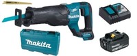 Makita DJR187ZK Akku-ReciprosäGe 18V SäBelsäGe + 1X Akku 3Ah + LadegeräT + Koff.