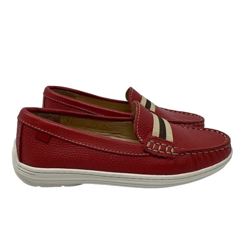 WALLIN & BROS Cognac Pebbled Leather Cushioned Driving Shoes  display picture 3