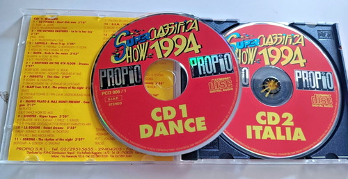 SUPERCLASSIFICA SHOW 1994 2 CD RADIO DIMENSIONE SUONO PROPIO COMPILATION M - Picture 3 of 3
