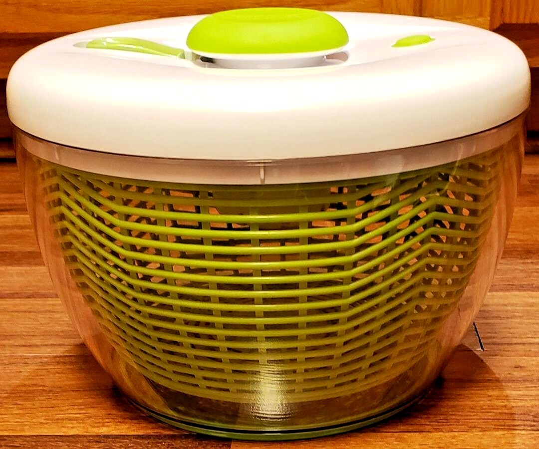 Farberware Salad Spinner Bowl Strainer with Locking Lid White 5 Qt eBay