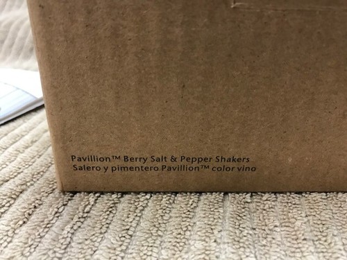 PRINCESS HOUSE PAVILLION BERRY SALT & PEPPER SHAKERS 802 NEW Ships Free!! - Picture 4 of 5