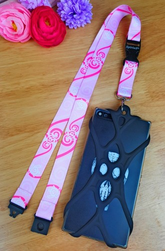 Spirius Mobile phone silicone lanyard belt neck bracelet necklace clip set - 第 114/180 張圖片