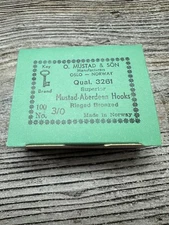 Mustad 3261 Bronze  Aberdeen Fishing Hooks 100 PCS SZ3- Long Shank Bait Hooks