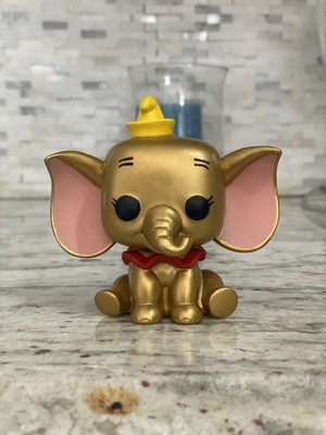 Funko Pop CUSTOM PAINTED Gold Metallic Dumbo Disney SDCC REPLICA | eBay