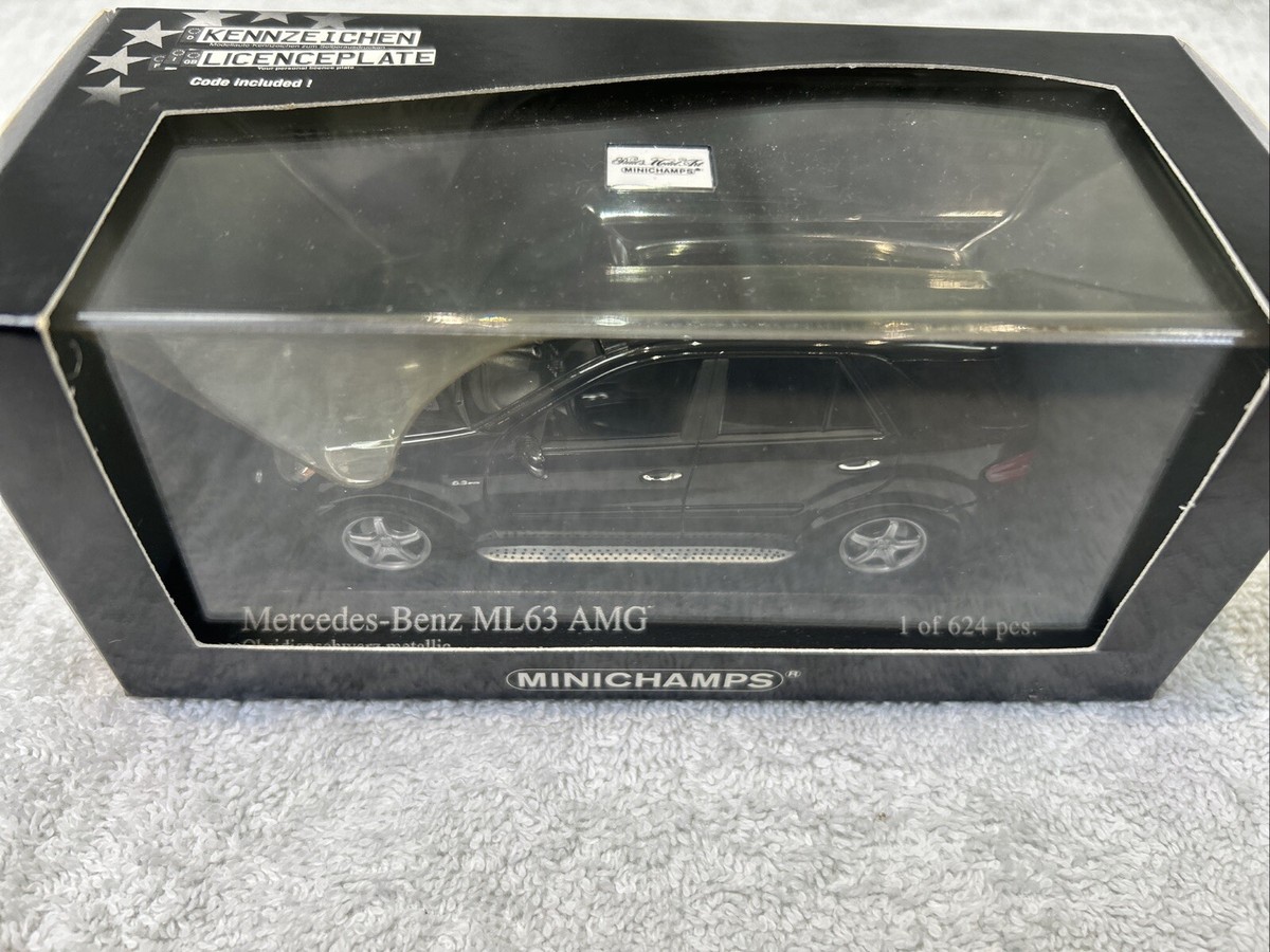 400034571 Mercedes ML 63 AMG 2006 W164 AMG Black Minichamps 1/43