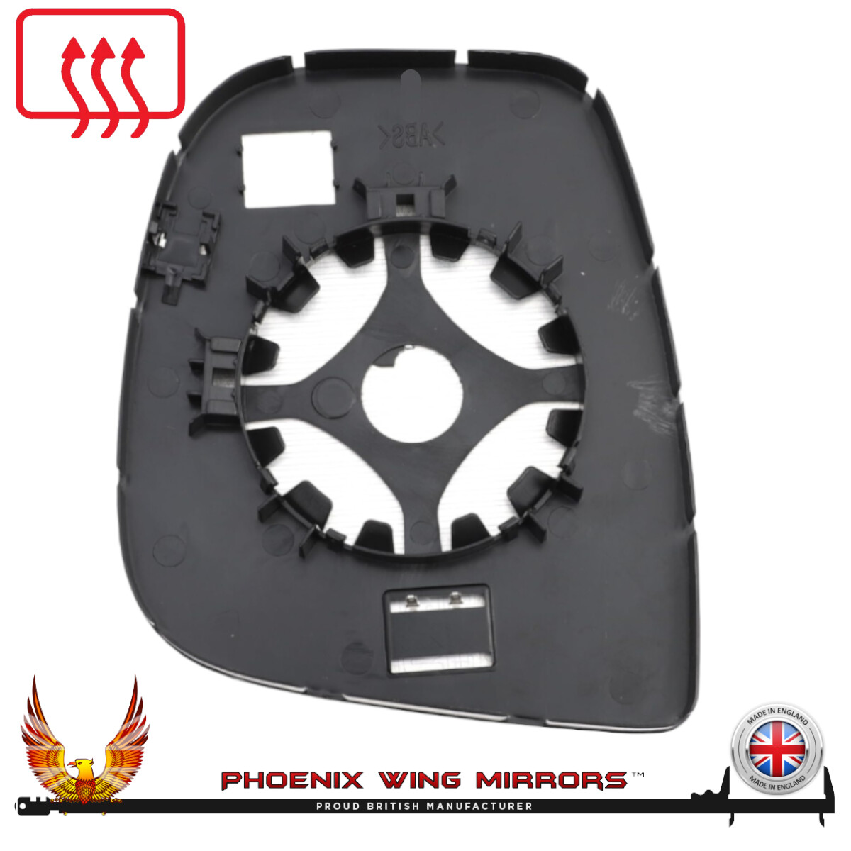 Right Hand For Citroen SpaceTourer 2016-2025 Convex Heated Mirror Glass + Plate