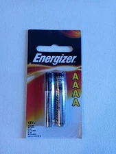 6 Retail Packs Energizer Alkaline Batteries, AAAA E96BP-2, 12 PCS ttl. Date 2023
