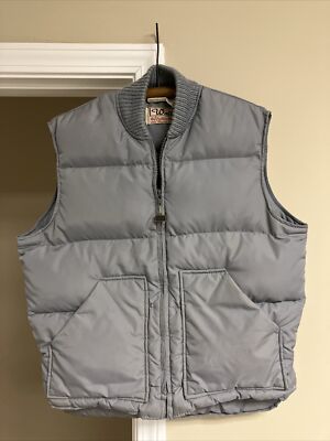 Walls Blizzard Pruf VINTAGE Vest Adult 42 Reg Grey Puffer Goose
