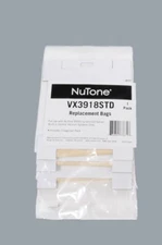 Nutone VX3918STD Central Vacuum 8 Gallon Paper Bags 3pk for , VX550, VX1000