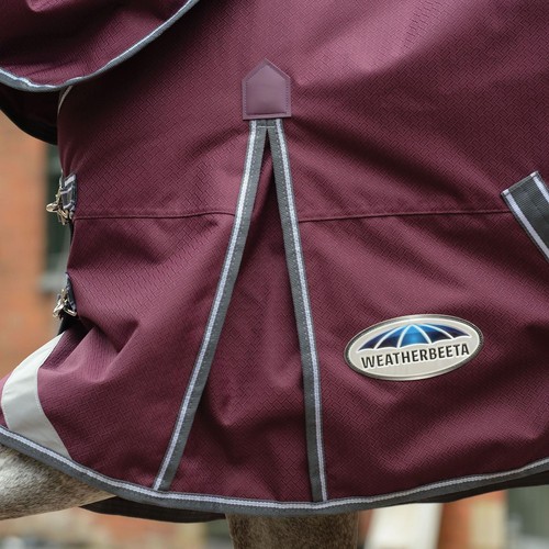WeatherBeeta ComFiTec Plus Dynamic II 100g Standard Neck Rug - Maroon - Picture 5 of 7