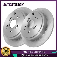 Rear Solid Brake Rotors for 2001 - 2006 Acura MDX 2003- 2008 Honda Pilot V6 3.5L