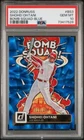 Shohei Ohtani 2022 Donruss Bomb Squad Blue 21/249 PSA 10