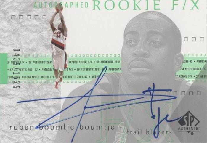 2001-02 SP Authentic - Ruben Boumtje-Boumtje #120 - 1 of 2