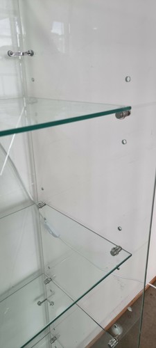 Frameless Glass Display Cabinet. 1800 x 900 x 450. Available Now - Picture 6 of 8