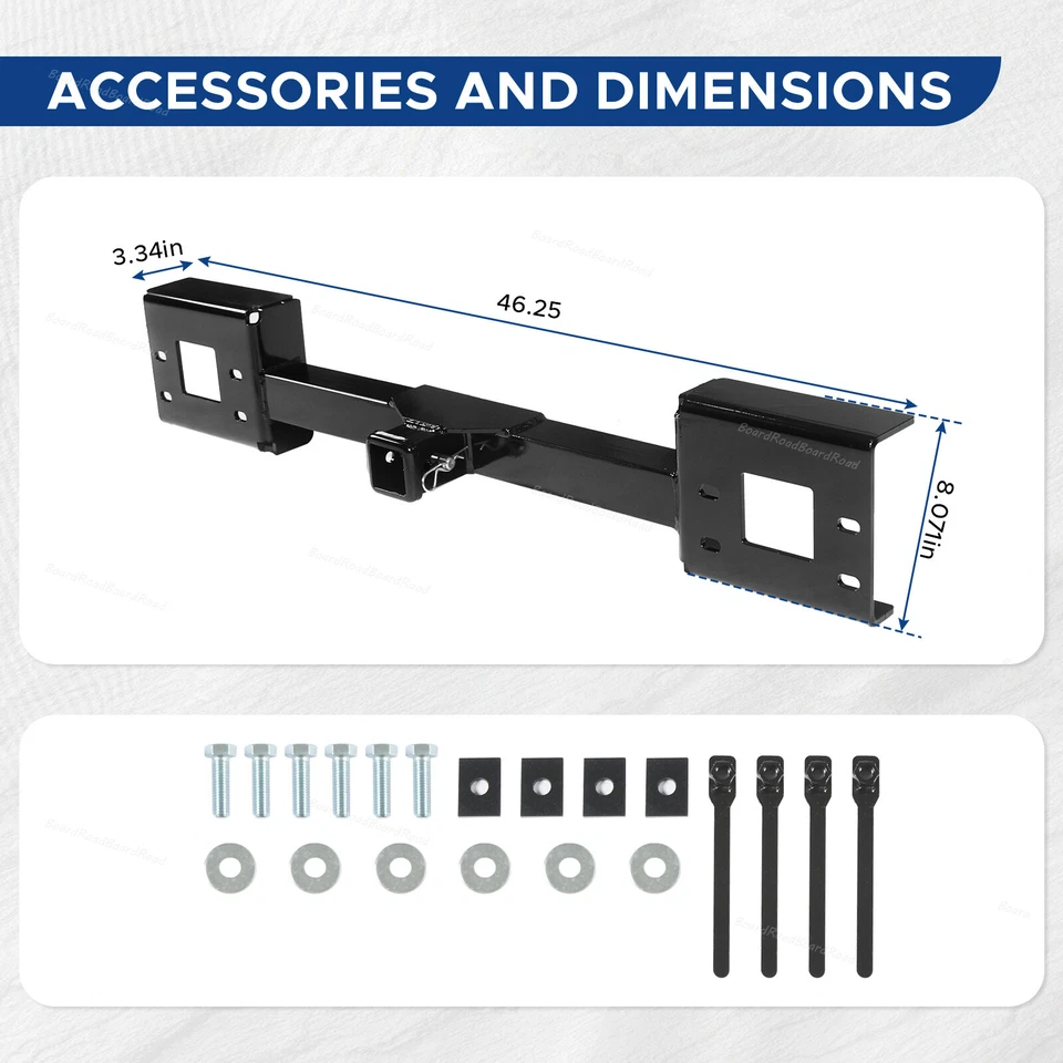 Front Mount Trailer Receiver Hitch Fit For 1999-2007 Ford F-250 F-350 #65022 Foto 3 de 4