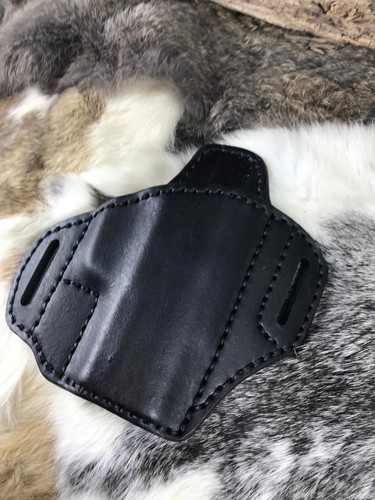 Leather Pancake Style Holster made for CZ P10 Compact SRO225 - Picture 2 of 23