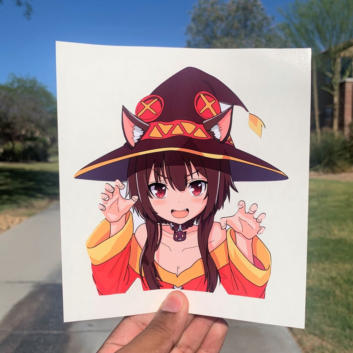 HD quality anime konosuba // kono subarashii | Greeting Card