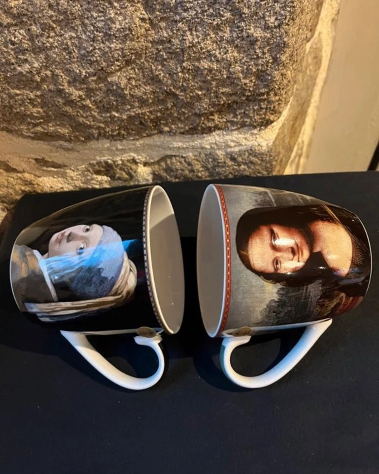 Tasses à café porcelaine Famous Portraits The Leonardo Collection - Photo 4/4