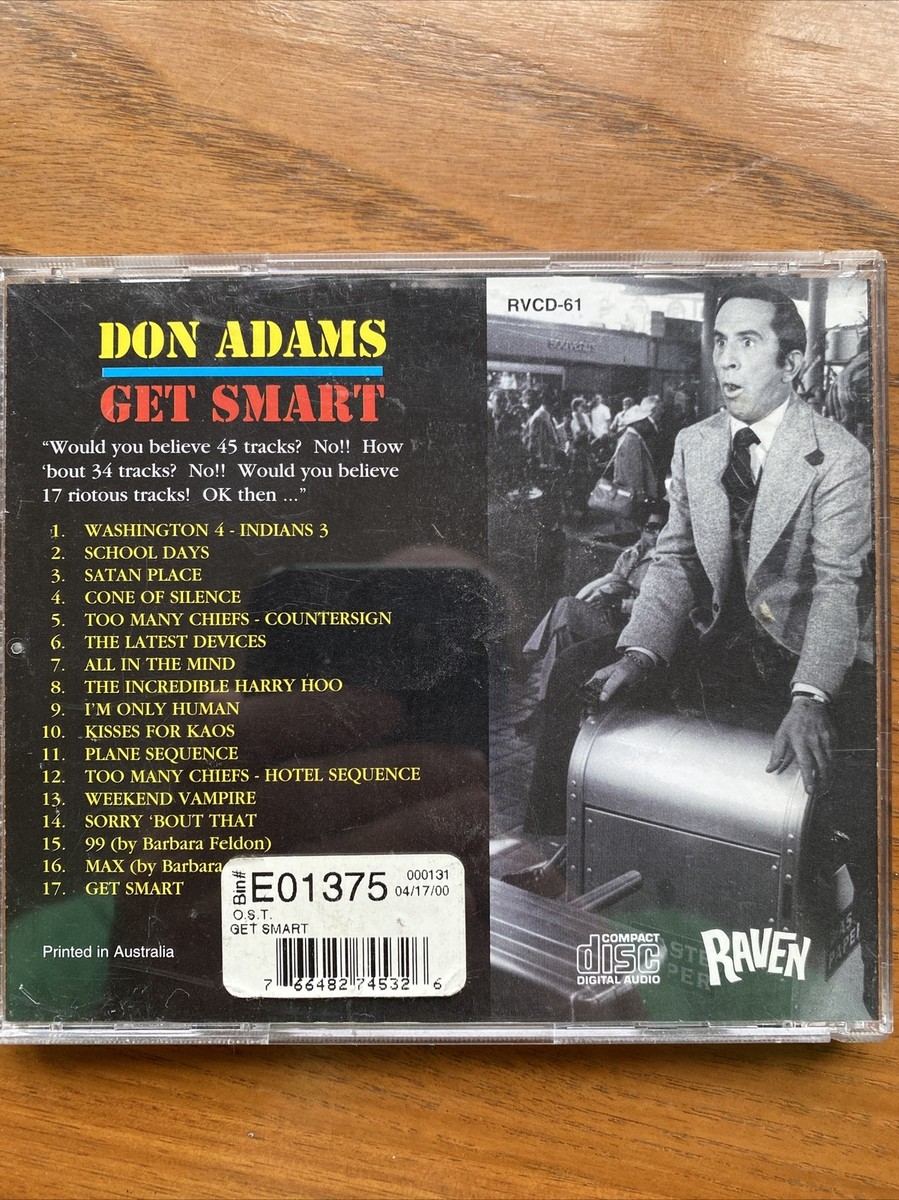 Get Smart by Don Adams (Comedy) (CD, Dec-1996, Raven) Rare Get Smart by Don Adams (Comedy) (CD, Dec-1996, Raven) Rare