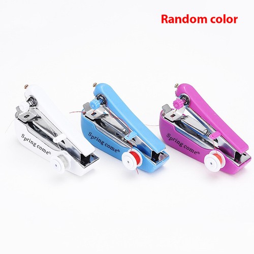 Random Color Mini Sewing Machines Needlework Hand-Held Clothes Sewing T.yp - Picture 8 of 8