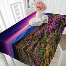 3D Flowers 54 Tablecloth Table Cover Cloth Birthday Party AJ WALLPAPER UK Lemon