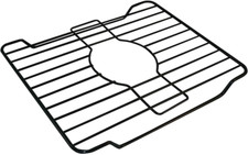 Metal Sink Protector Rack, Black Sink Mat, Prevents Scratches, 12" x 10.25" x 1"