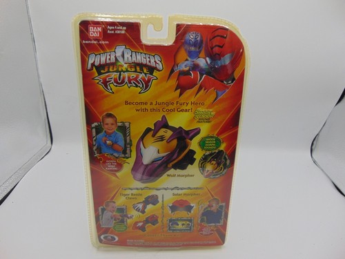 Power Rangers Jungle Fury Wolf Morpher NEW With Yellowed Package 2008 - Picture 9 of 12