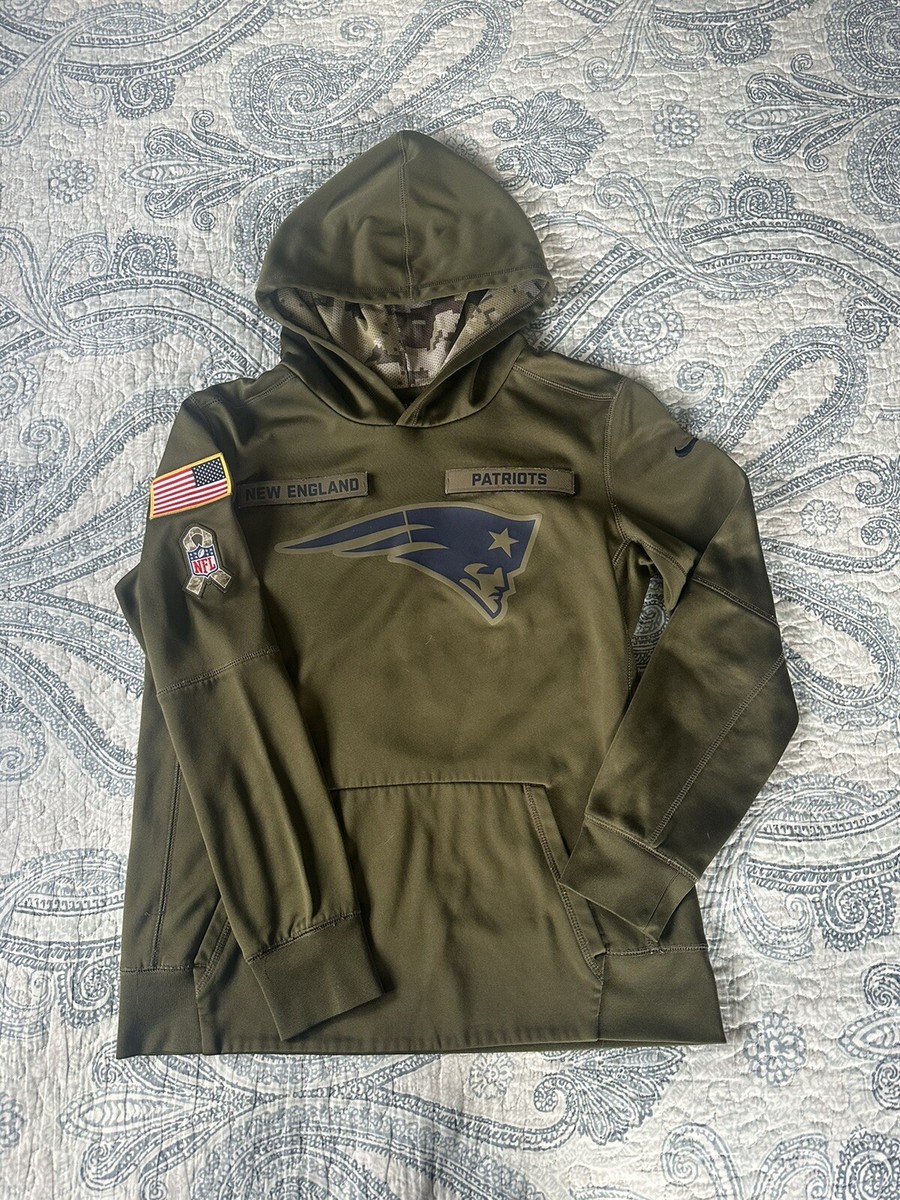Patriots Nfl Veterans Hoodie Nfl Salute Patriots Veterans