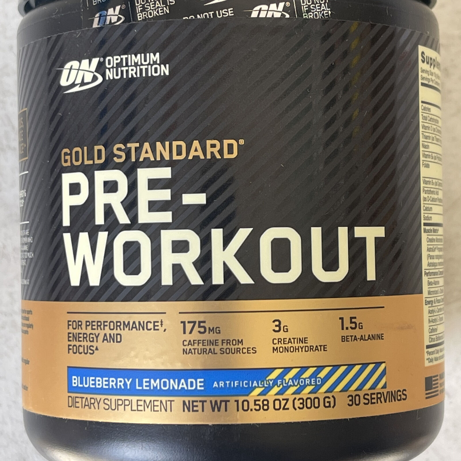 Optimum Nutrition Gold Standard Pre Workout For Performance Energy and Focus