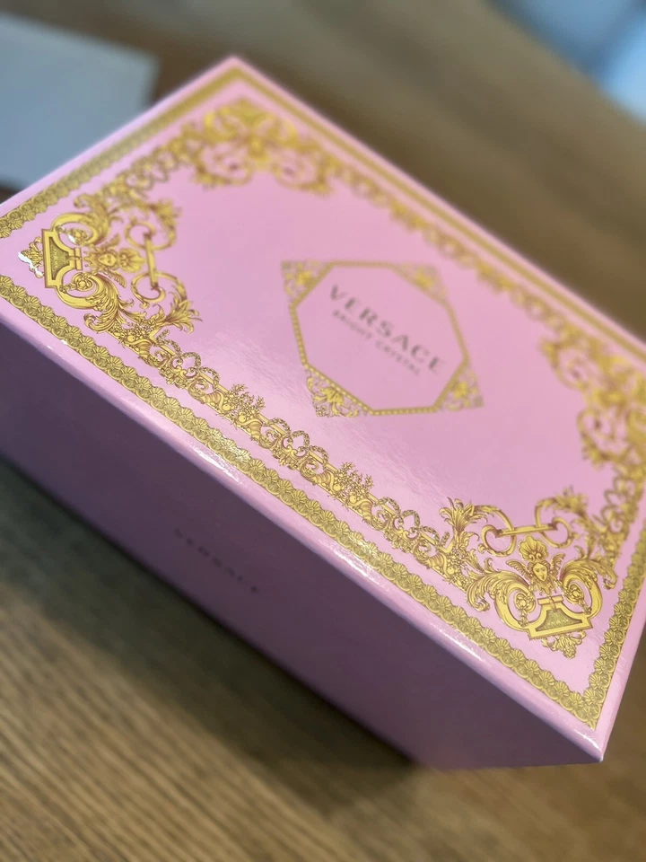 Versace Preciosa Bolsa de Maquillaje Cosmético Estuche Cartera En Caja ¡NUEVA SIN ETIQUETAS Hermosa! Foto 3 de 4