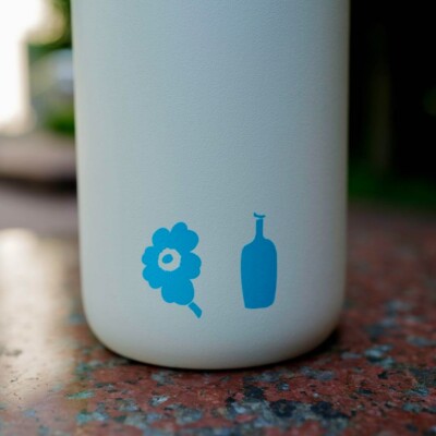 marimekko Blue Bottle Coffee コラボ　水筒 ブルーボトルコーヒー×マリメッコの限定グッズ、“ブルーの