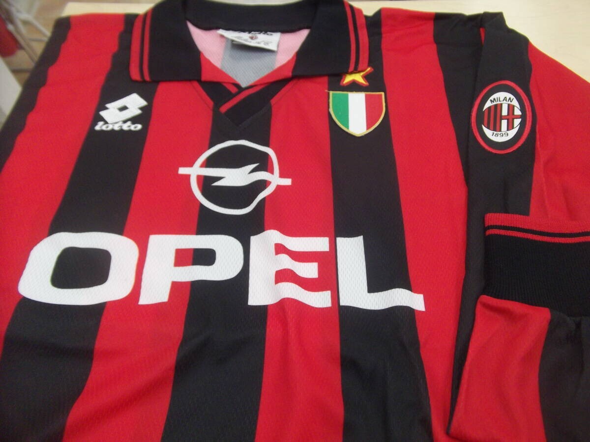New Roberto Baggio 18 AC Milan 1996 1997 Home Football Shirt