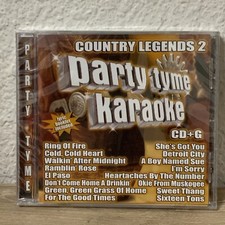 PARTY TYME KARAOKE: Country Legends 2 CD NEW