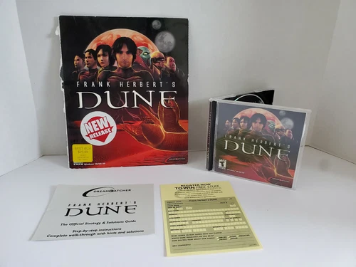Frank Herbert's Dune (WIndows PC) Disc and Box Front - NICE - FREE SHIPPING!