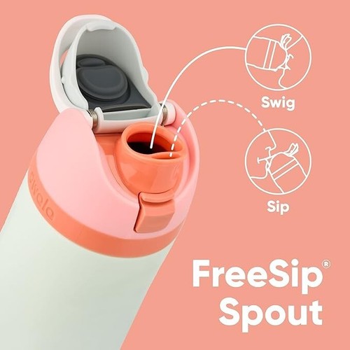 Owala FreeSip Insulated Stainless Steel Water Bottle with Straw 24oz - Picture 4 of 6