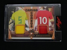 CASEMIRO RASHFORD 2023 LEAF ART OF SPORT CANVAS COMBOS BRONZE SPECTRUM /35