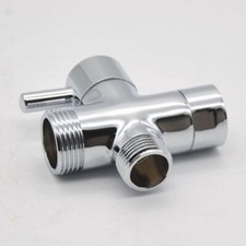 G7/8" Brass T-adapter Valve 3 way for hand held Shower Head Bidet Sprayer Muslim