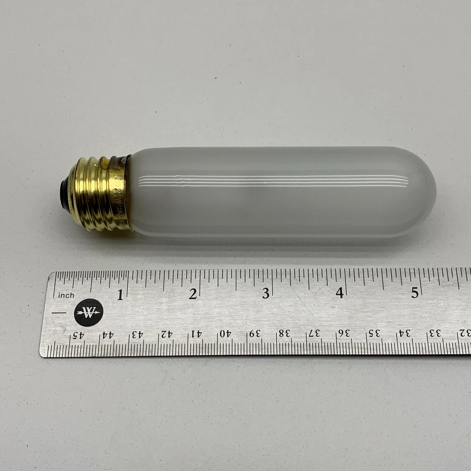 (6-Pack) Westinghouse 25T10/F Tubular 25W Cabinet Display Lamp Light Bulb, Frost - Image 2 of 4