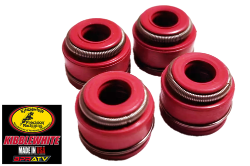 Yamaha YZ250F YZ 250F Kibblewhite RED Viton Valve Stem Seals Seal Set of 5 01-13 - Picture 5 of 24