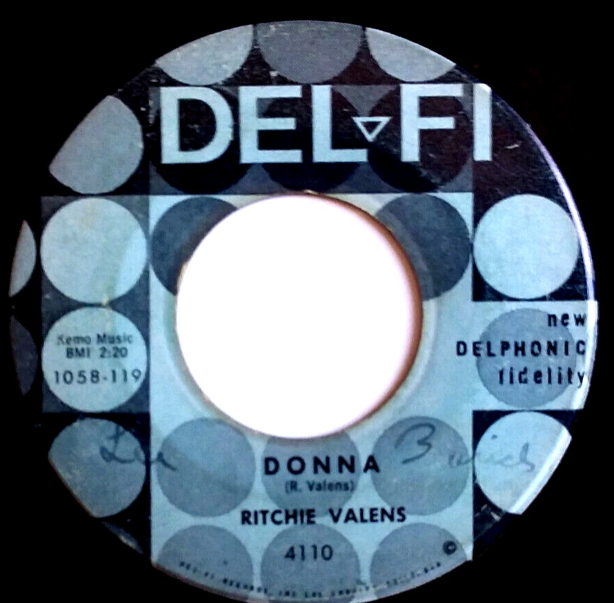 RICHIE VALENS - La Bamba / Donna - Vinyl 45rpm 1959 DEL-FI  4116 RARE - Image 4 of 4