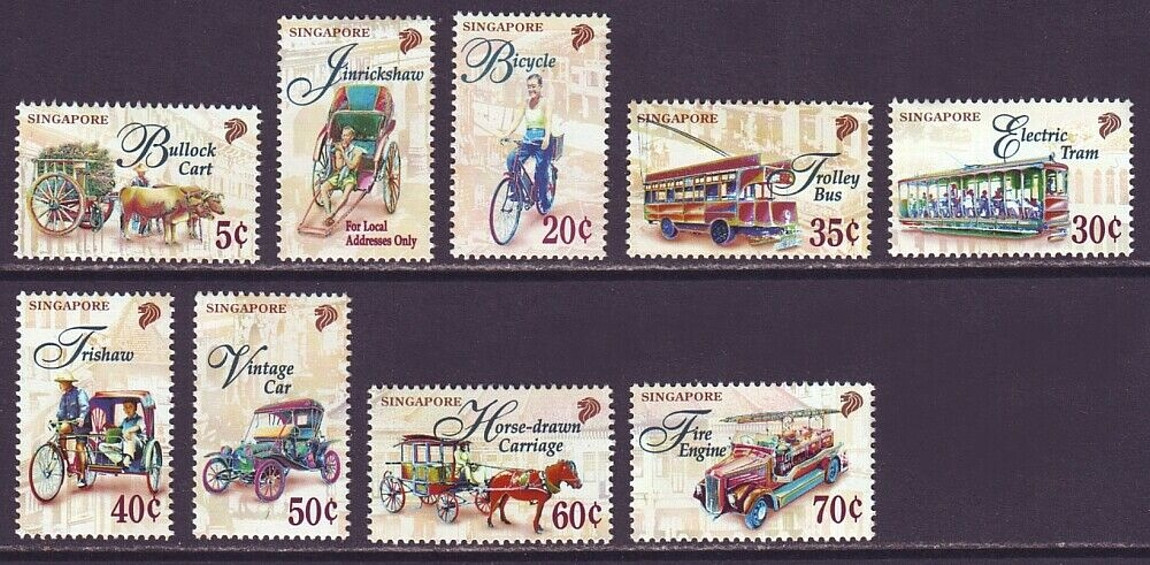 シンガポール 切手 Singapore 1997 SC 780-788 MNH Set Early Transport | eBay