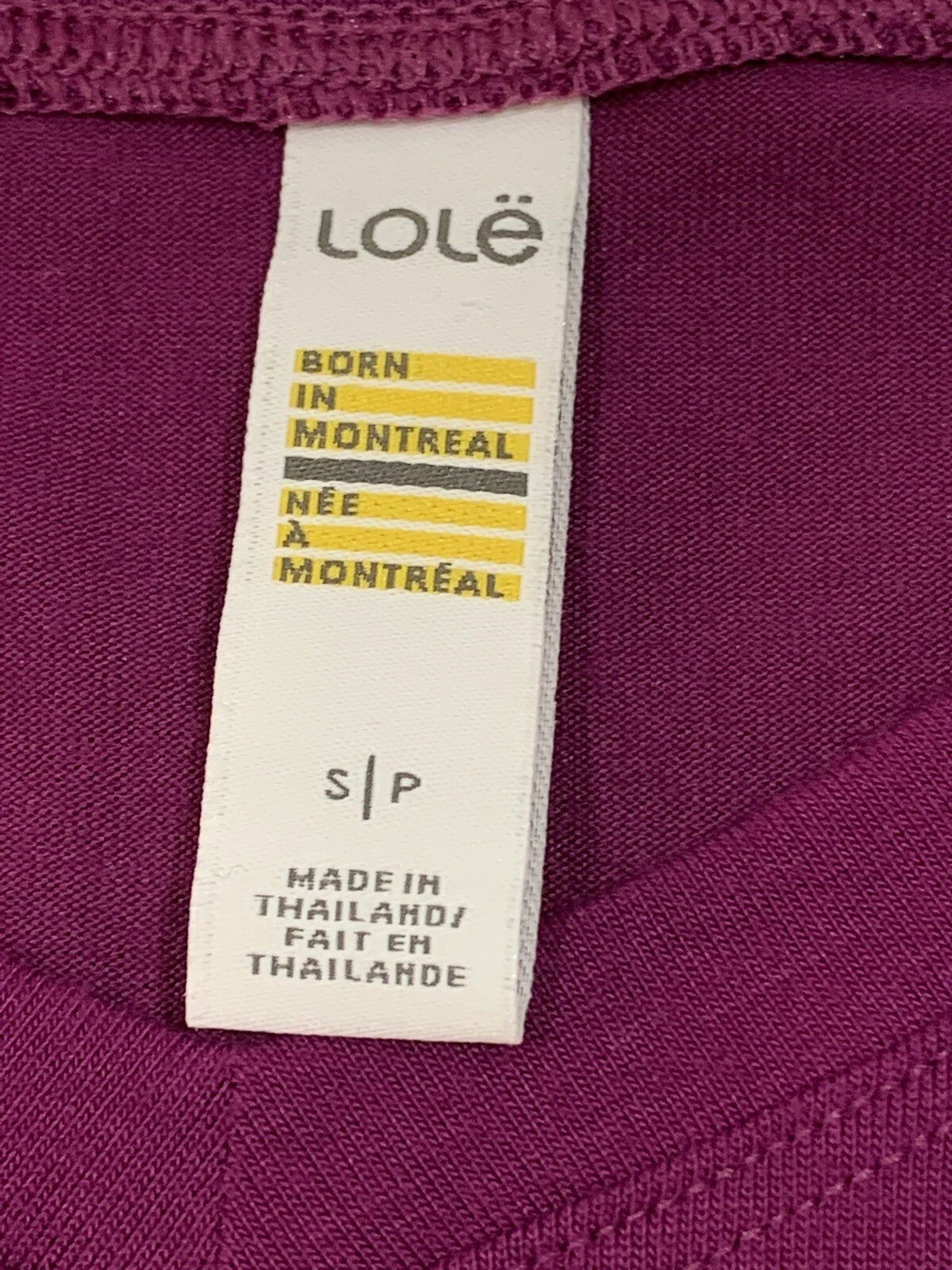 lole 3/4 sleeve v-neck soft shirt