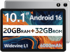 Android Tablet 10 Inch, Android 16 Tablet for Kids Adults, 20GB RAM 32GB Storage
