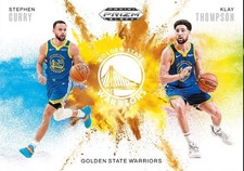 MAGNET 🧲 OF Stephen Curry Klay Thompson 2024-25 PRIZM DUAL COLOR BLAST