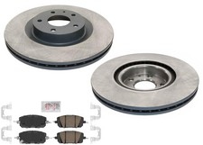 Frt Coated Brake Disc Rotors Brake Pad Set fits Mazda CX-50 CX50 2023 2024 2025