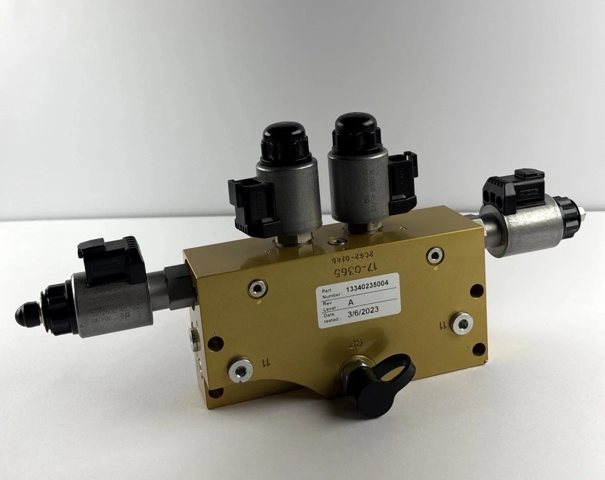 HYDAC Hydraulic Valve Manifold Assembly 13340235004 12VDC Solenoid Valves￼ photo 8